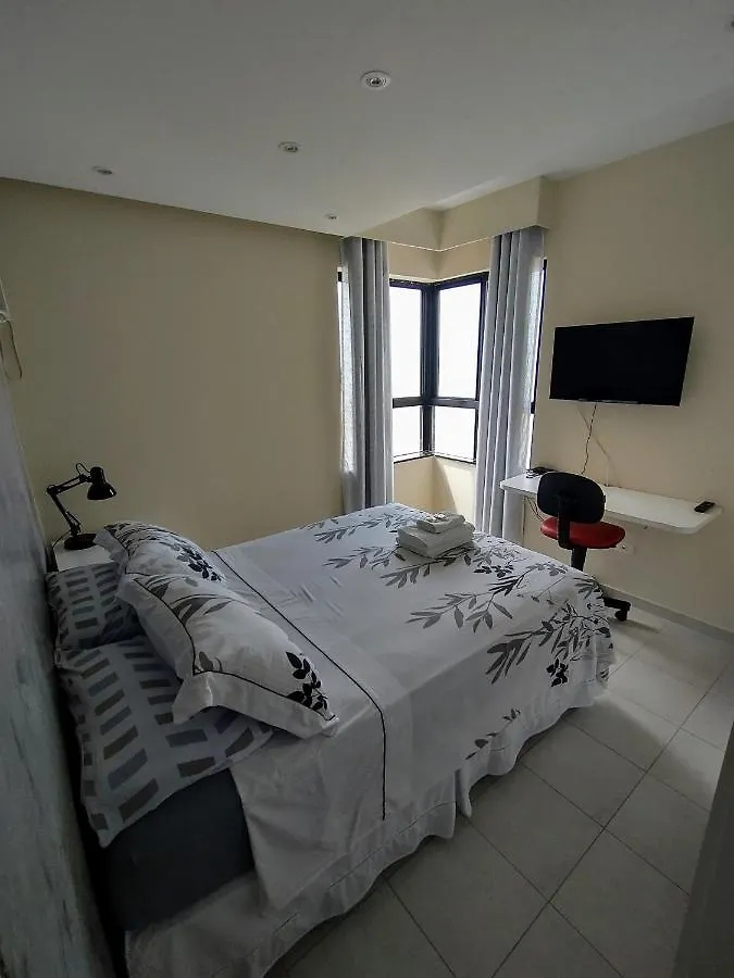 Apartmán Espetacular Apartamento Beira Mar Pe Na Areia Recife Brazílie